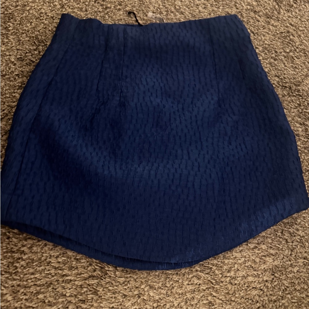 Royal blue Zara mini skirt